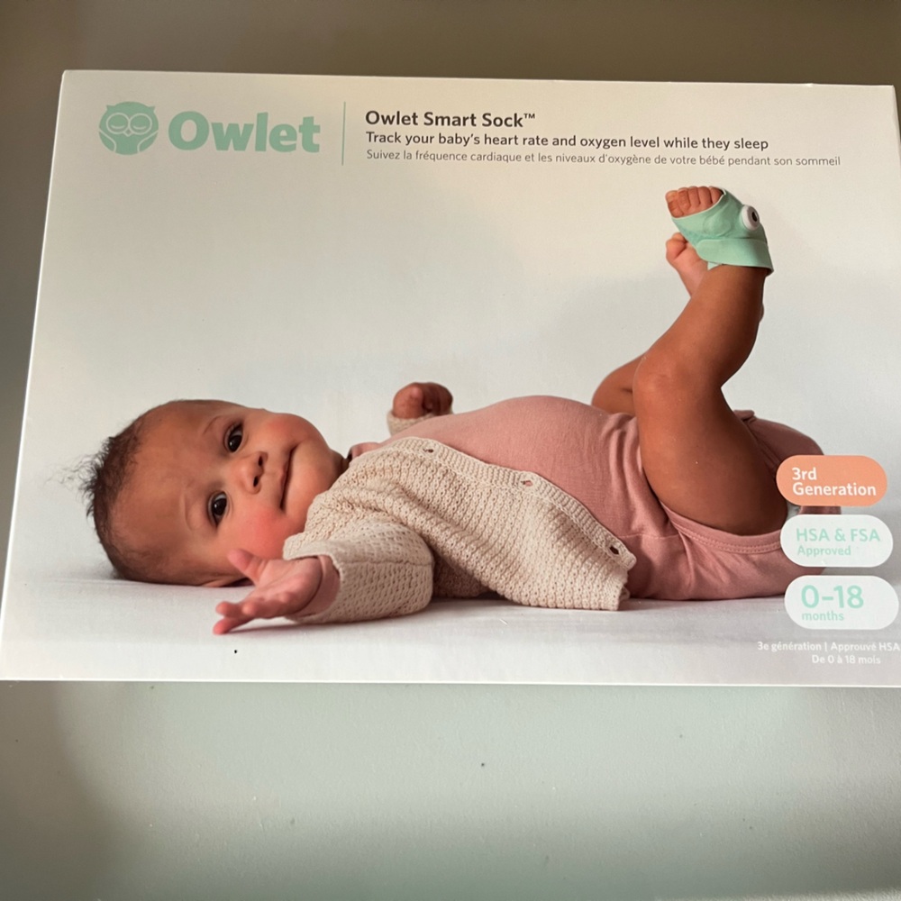Owlet Smart Sock - Mint - 3rd generation